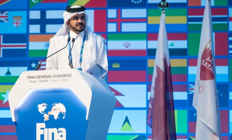 Sheikh Joaan Attends FINA General Congress