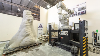 Qatar’s first concrete 3D sculpture printed in a few minutes