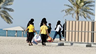 Qatar: A huge turnout on family beaches