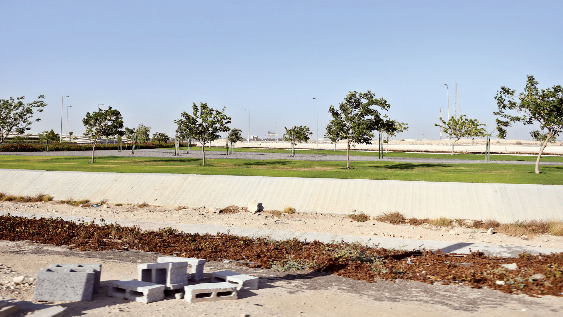 Green Belt Project Beautifies Al Shamal Road