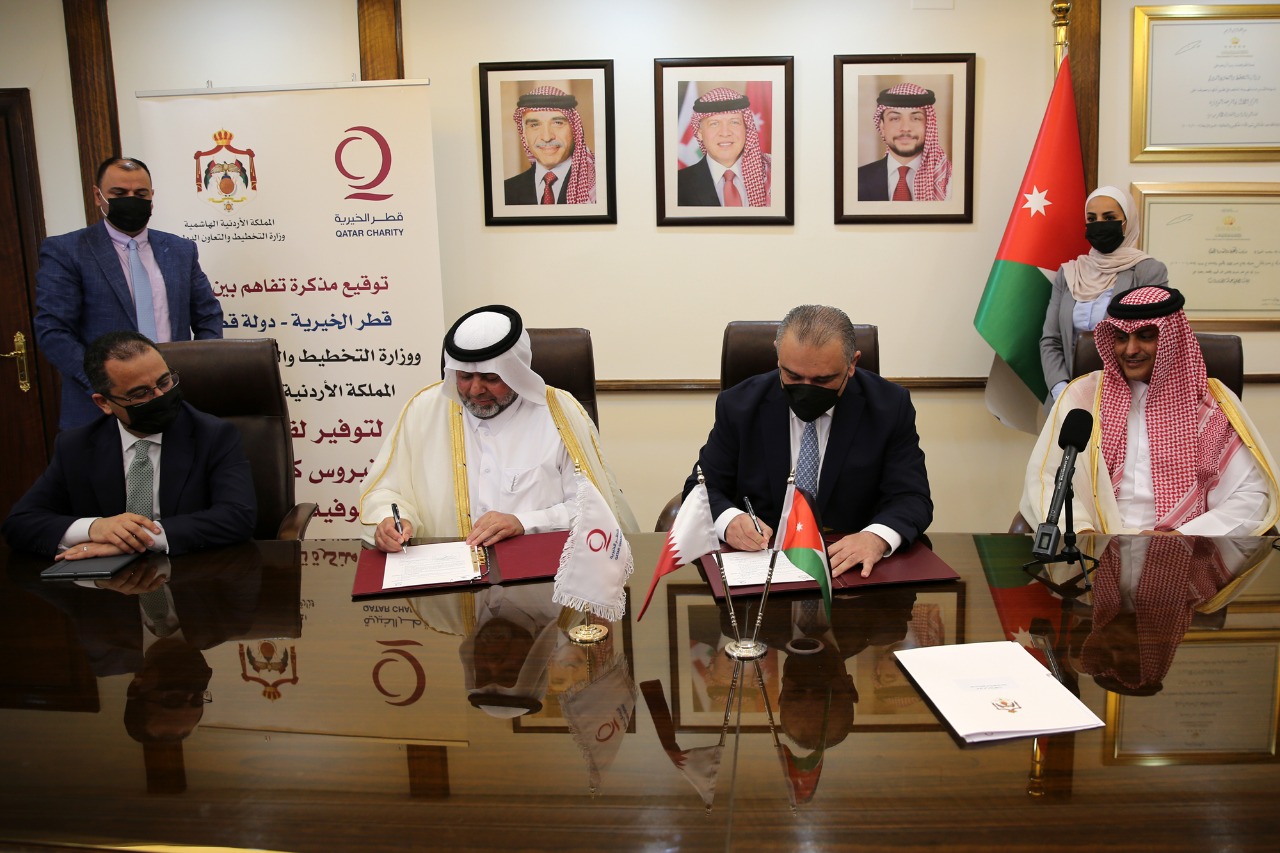 Qatar and Jordan Sign Grant Agreement to Provide Coronavirus Vaccines