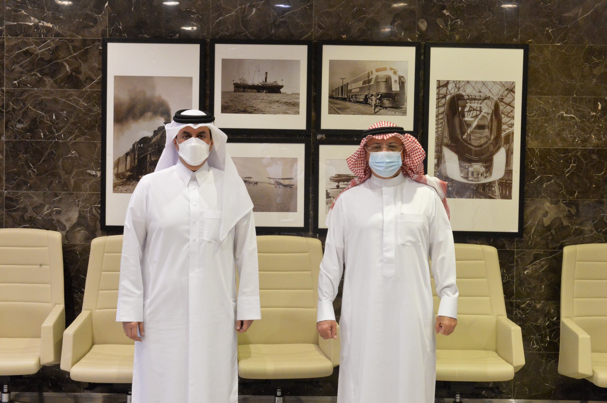 President of Qatar CAA Meets Saudi Counterpart