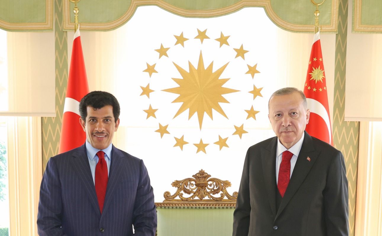 Turkish President Meets Ambassador of State of Qatar