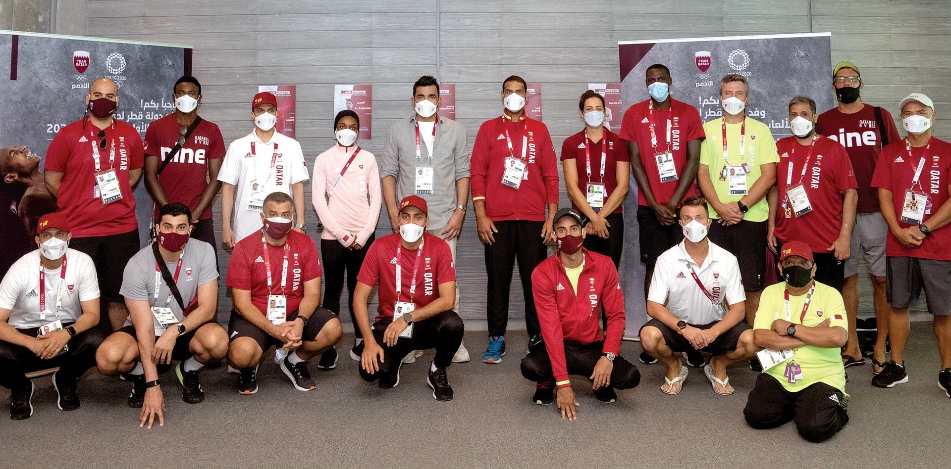 Sheikh Joaan Visits Qatari Delegation of Tokyo 2020 Olympics