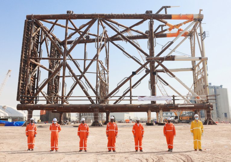 Qatargas Announces Completed Fabrication of Wellhead Platform Jacket