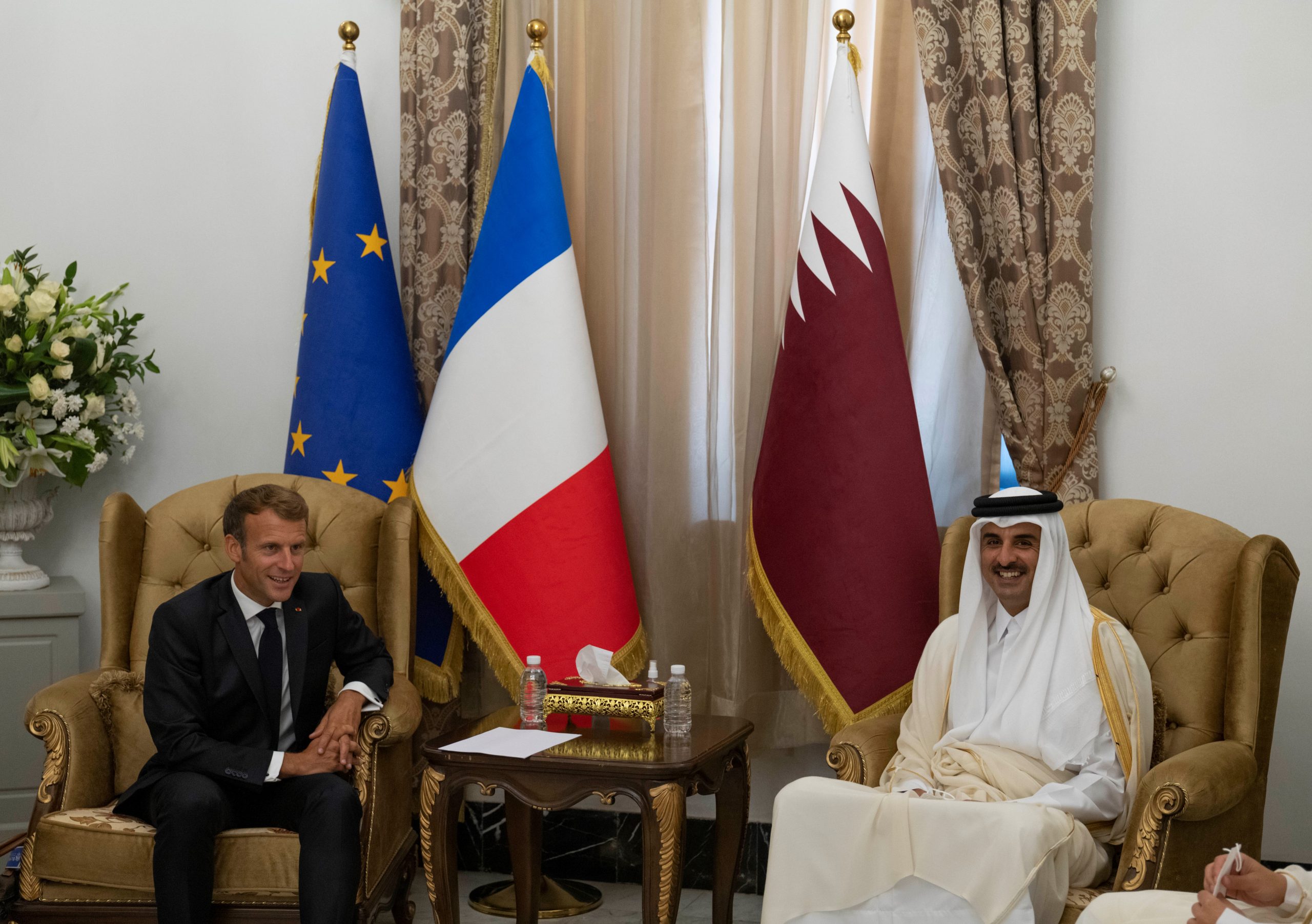 Amir meets the French President
