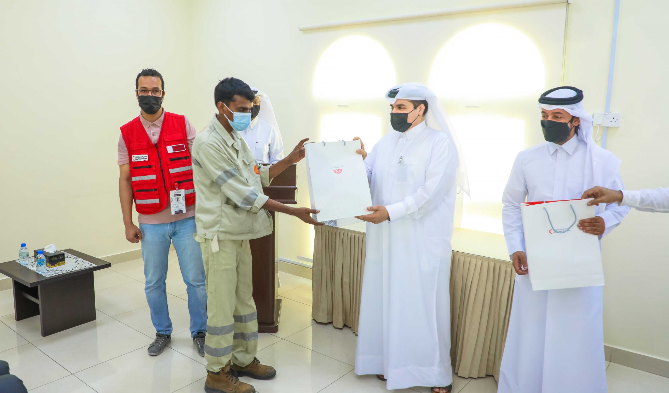 QRCS distributes hygiene kits to 2,000 municipality workers