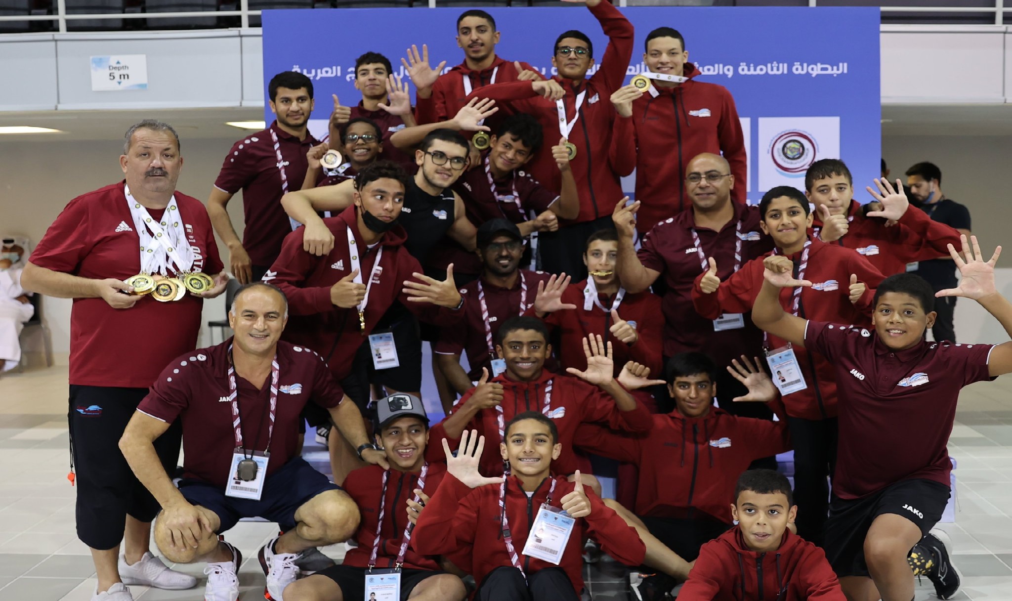 Qatar Secure 28 Medals at Start of GCC Aquatics Championships
