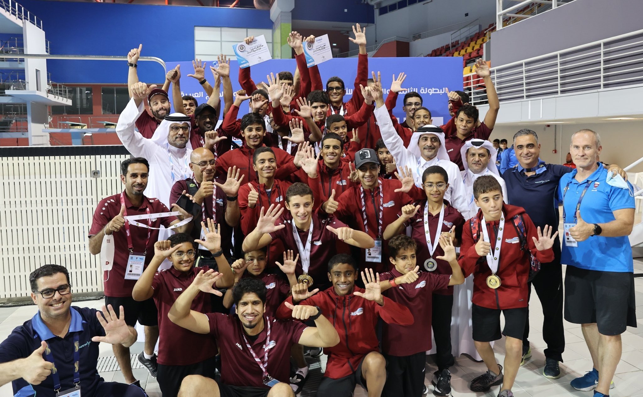 Qatar National Swimming Team Shine in General Stages of GCC Aquatic Championships