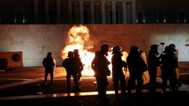 Greek police use tear gas, water canon during Athens vaccine protest