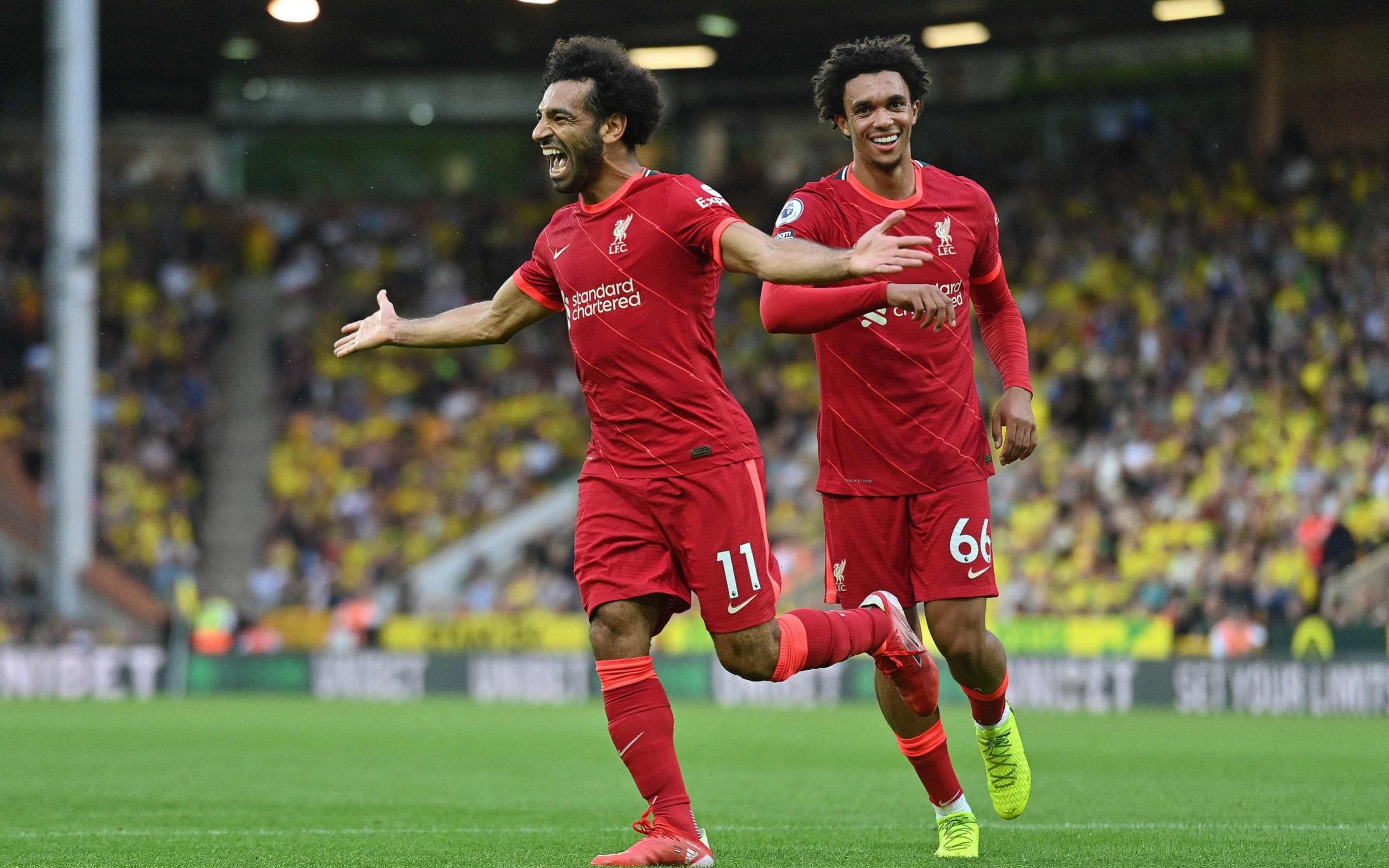 Liverpool cruise past Norwich in opener