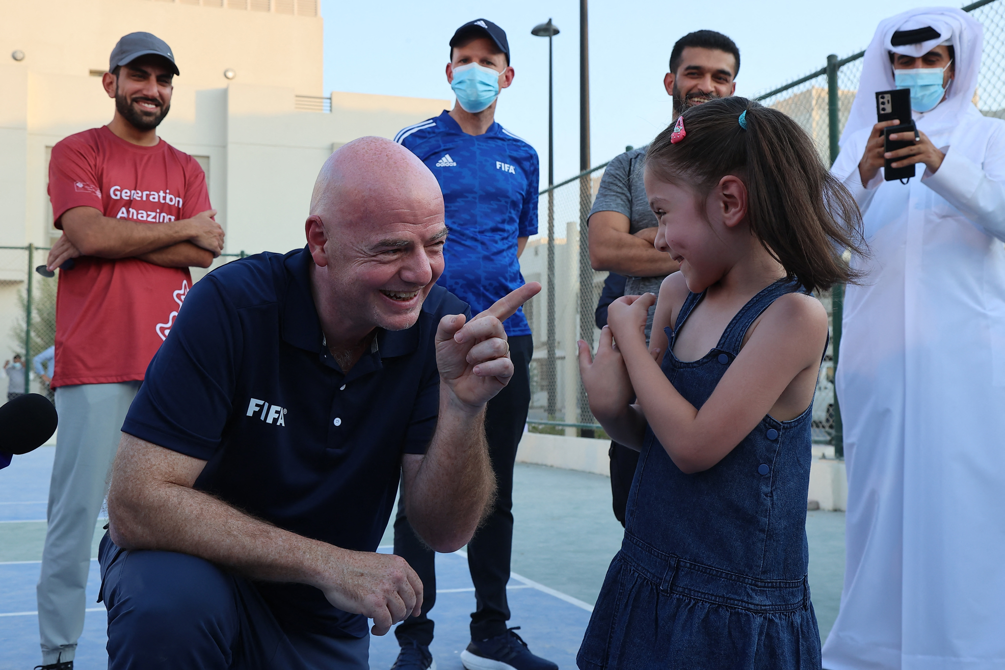 Hosting Afghans in one of the World Cup facilities makes us proud: Infantino