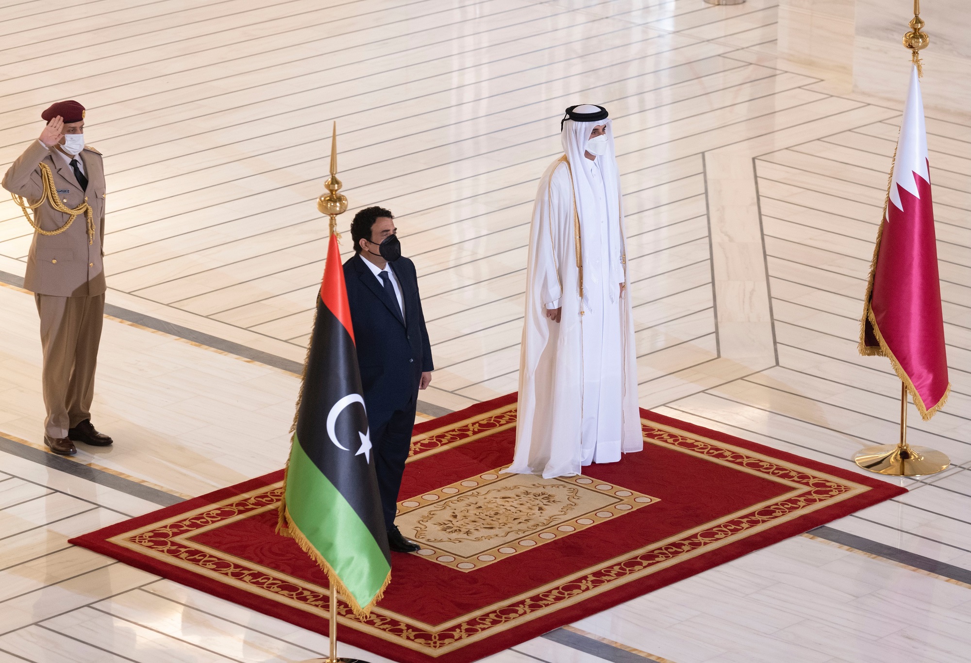 Amir Holds Talks with Chairman of Libyan Presidential Council