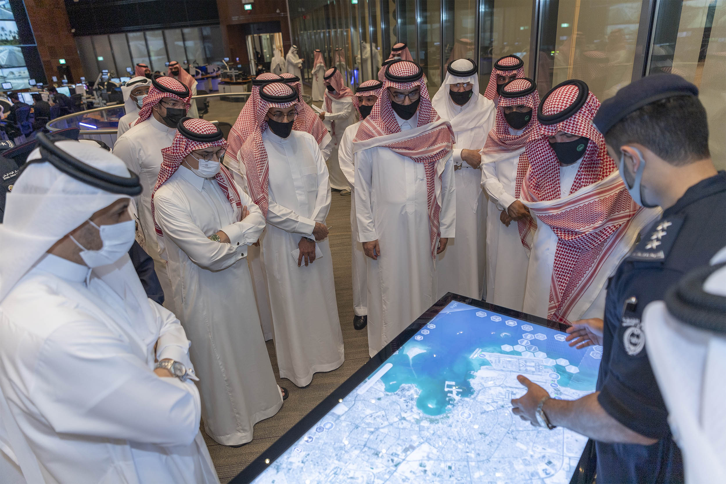 Saudi Minister of Interior Visit National Command Centre