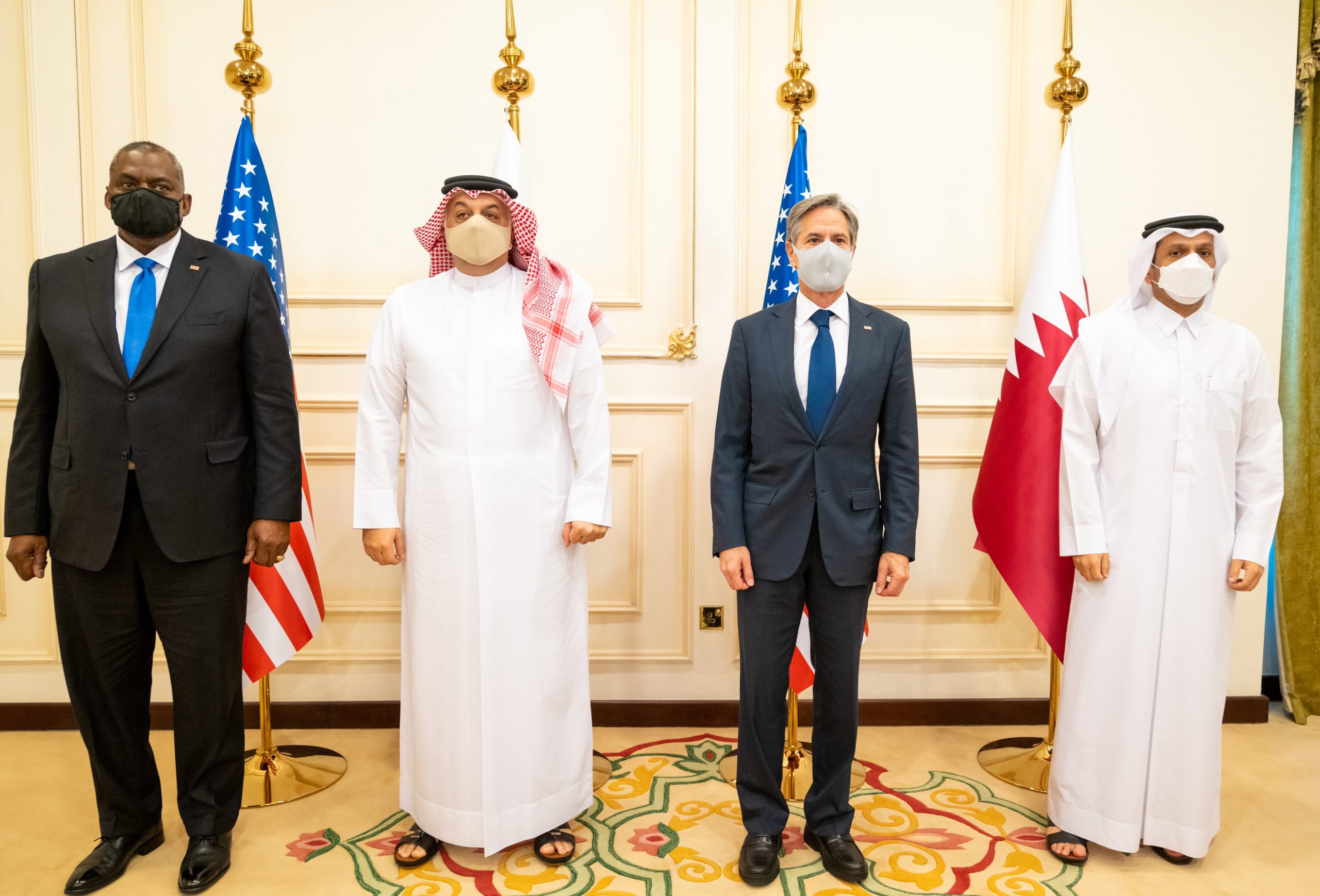 The Deputy Prime Ministers Meets US State and Defense Secretaries