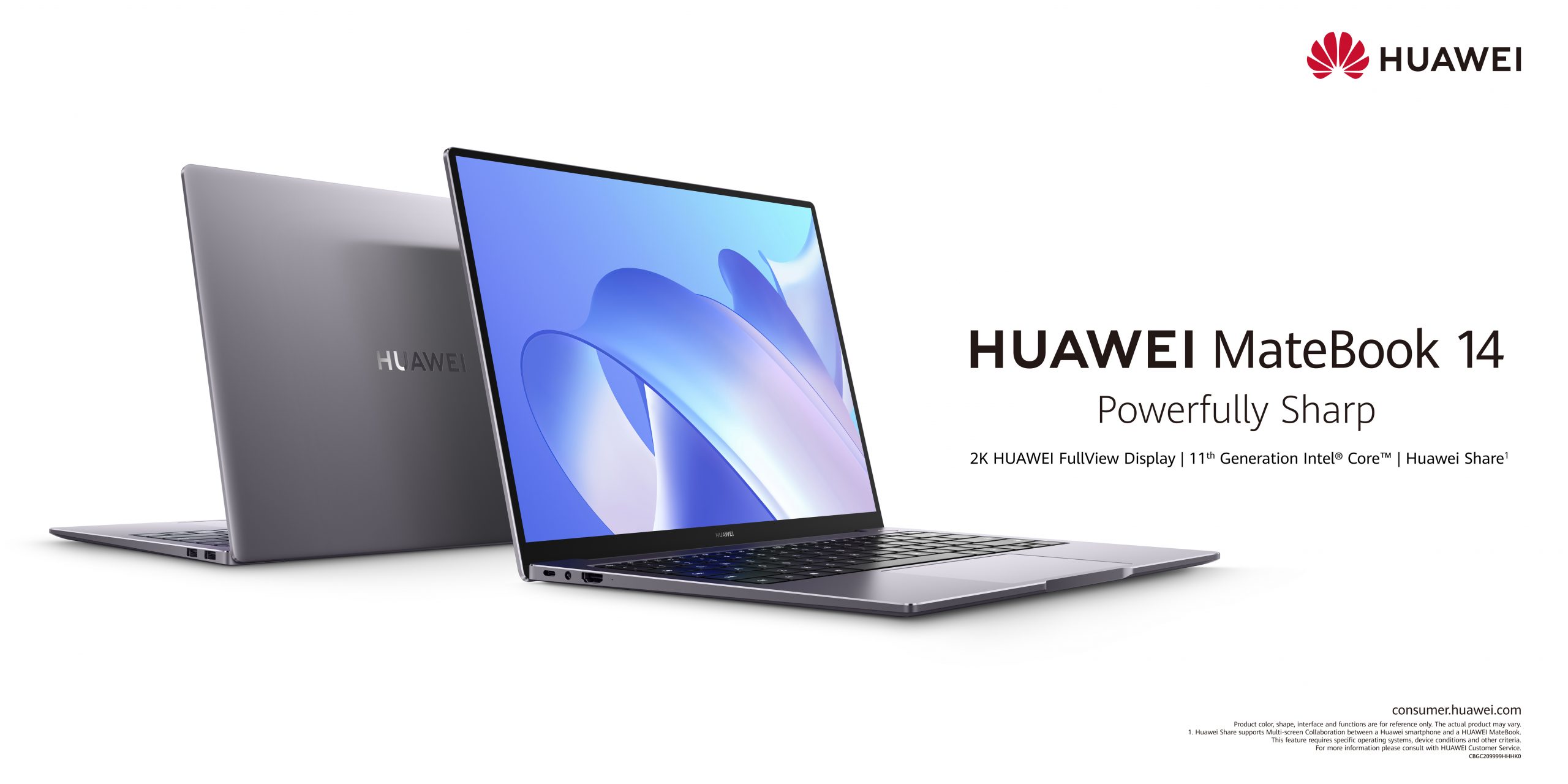 The sleek HUAWEI MateBook 14 is the most functional and affordable laptop coming to Qatar