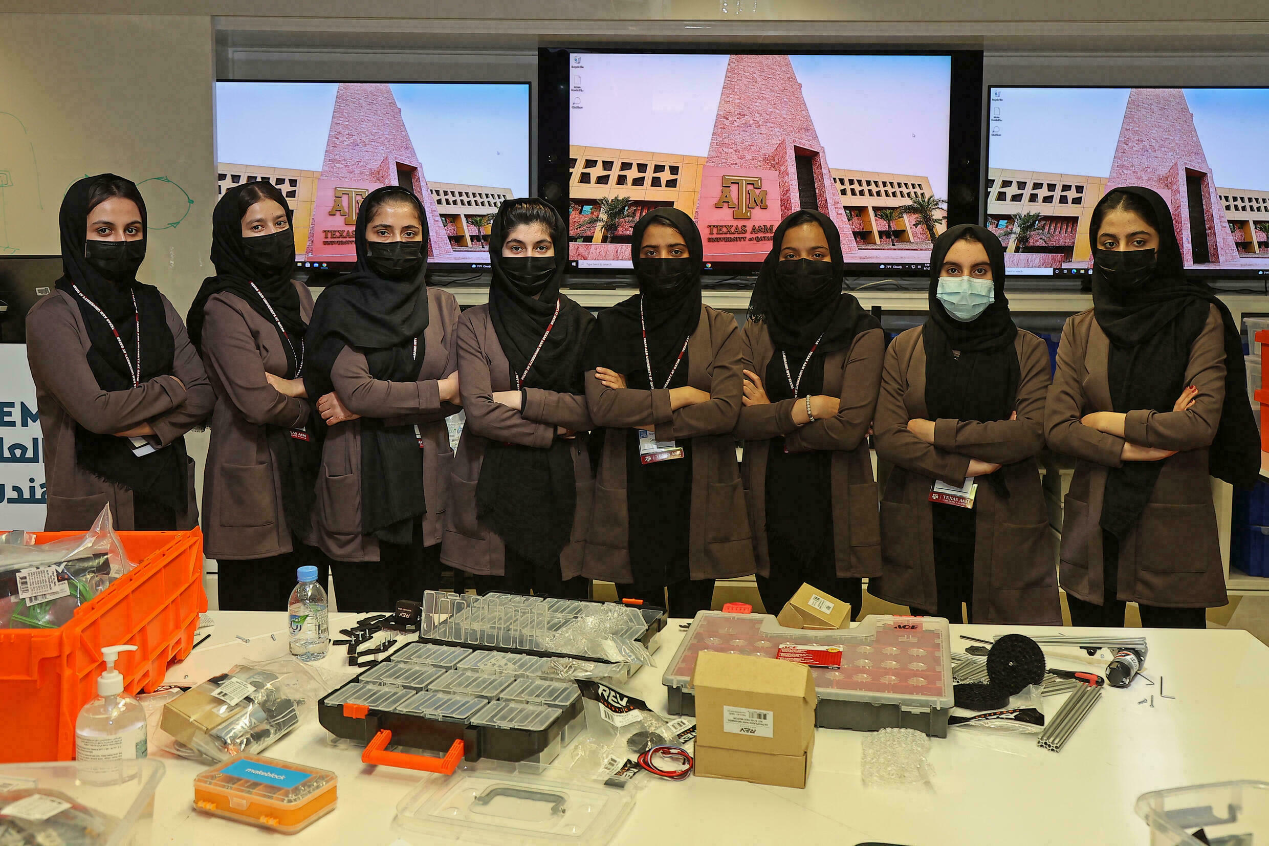 Afghan Girls’ Robotics Team Continues Education And Training In Qatar