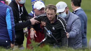 Tom Felton of 'Harry Potter' fame collapses at Ryder Cup