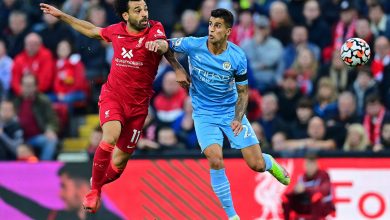 Manchester City fight back twice in thrilling 2-2 draw at Liverpool