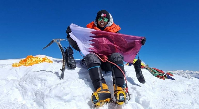 Right after summiting Mount Manaslu, Qatari mountaineer conquers Dhaulagiri