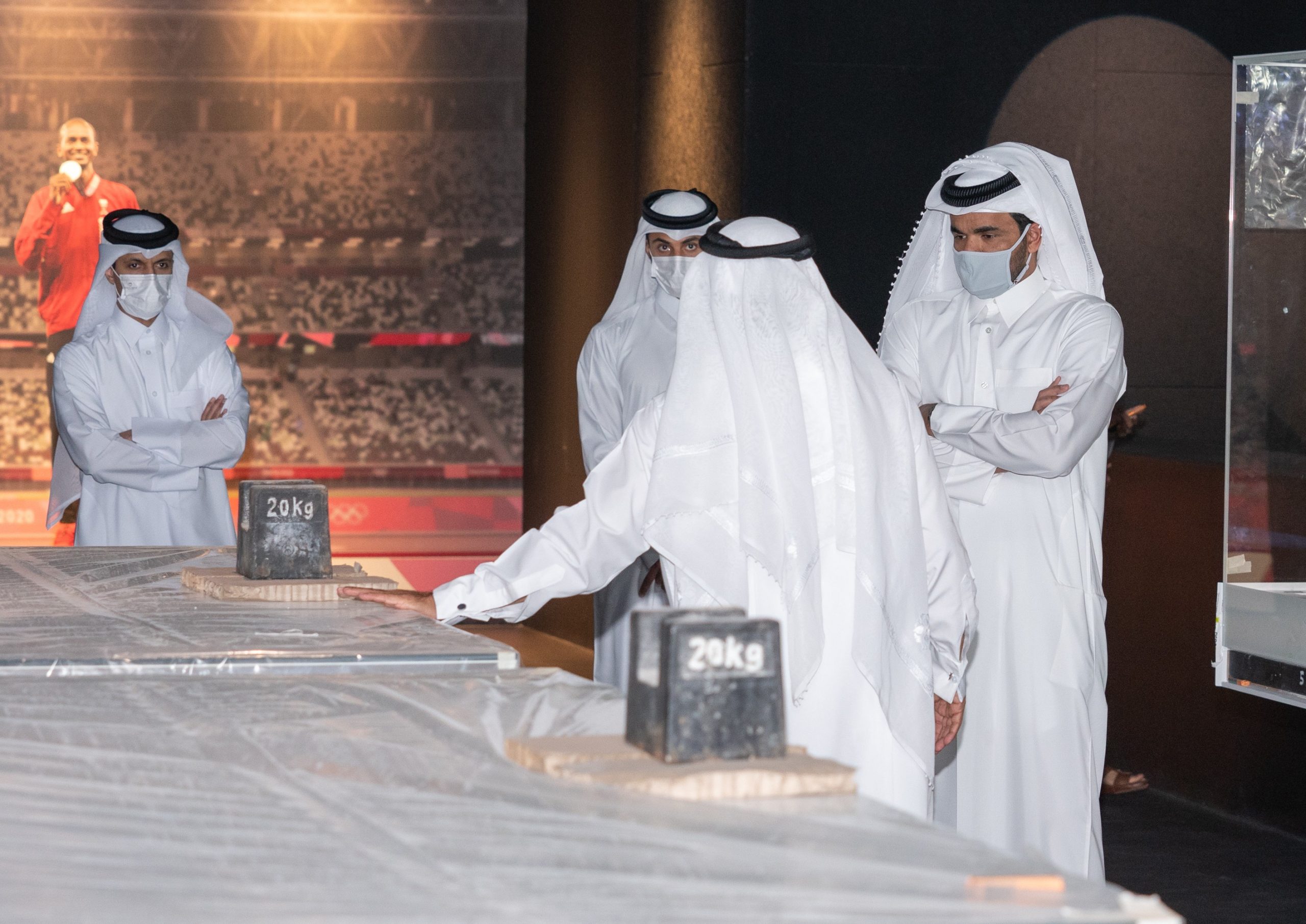 Sheikh Joaan Visits Qatar Olympic, Sports Museum