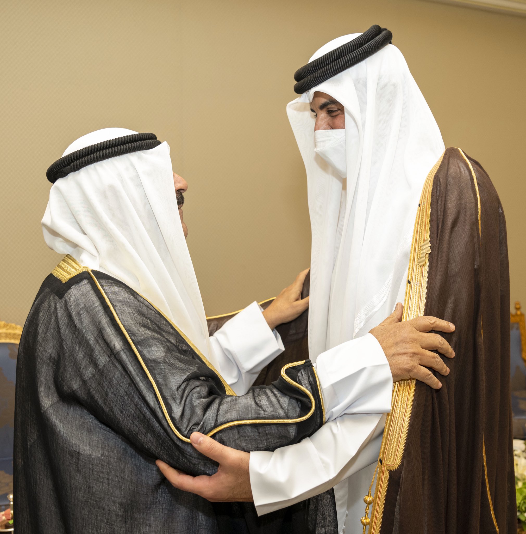 Amir Meets Crown Prince of Kuwait in Riyadh
