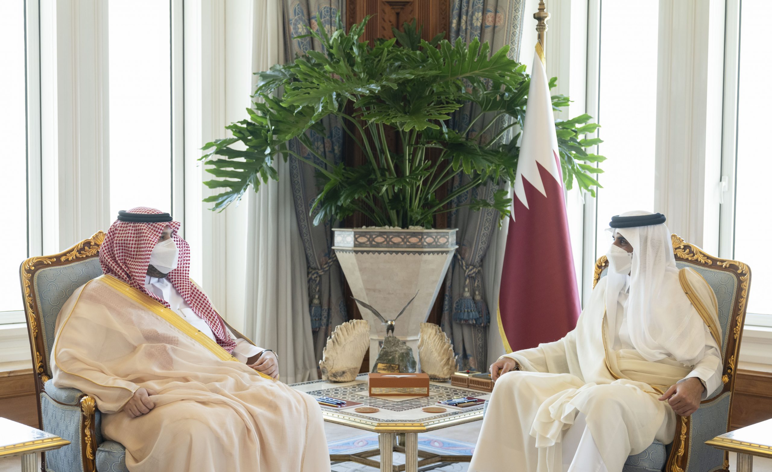 Amir meets Prince Turki bin Mohammed Al Saud