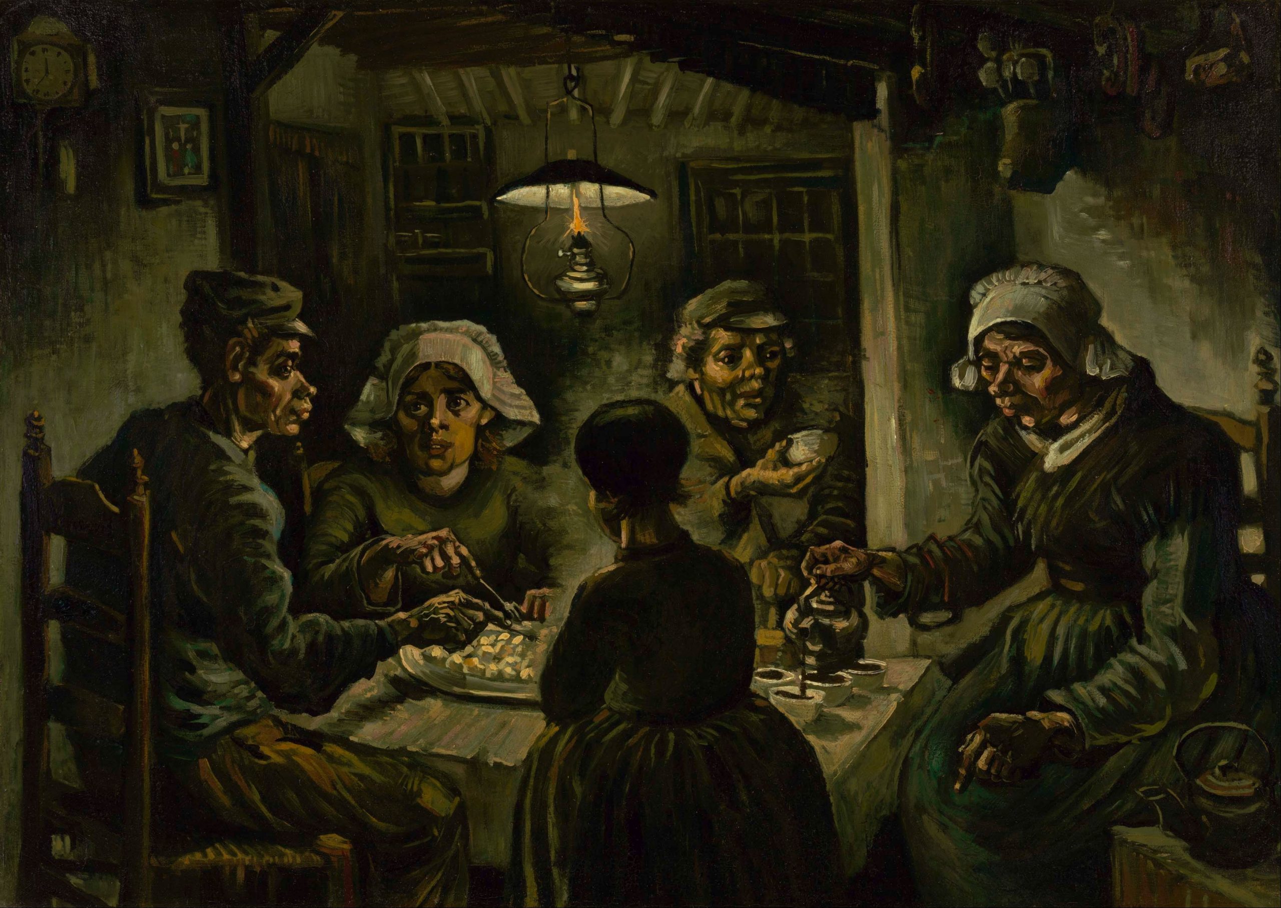 "The Potato Eaters"... Controversial masterpiece in Amsterdam