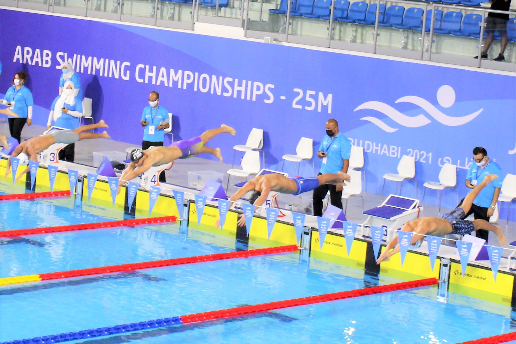 Qatar Swimming Team Win 9 Medals at Arab Championship in Abu Dhabi