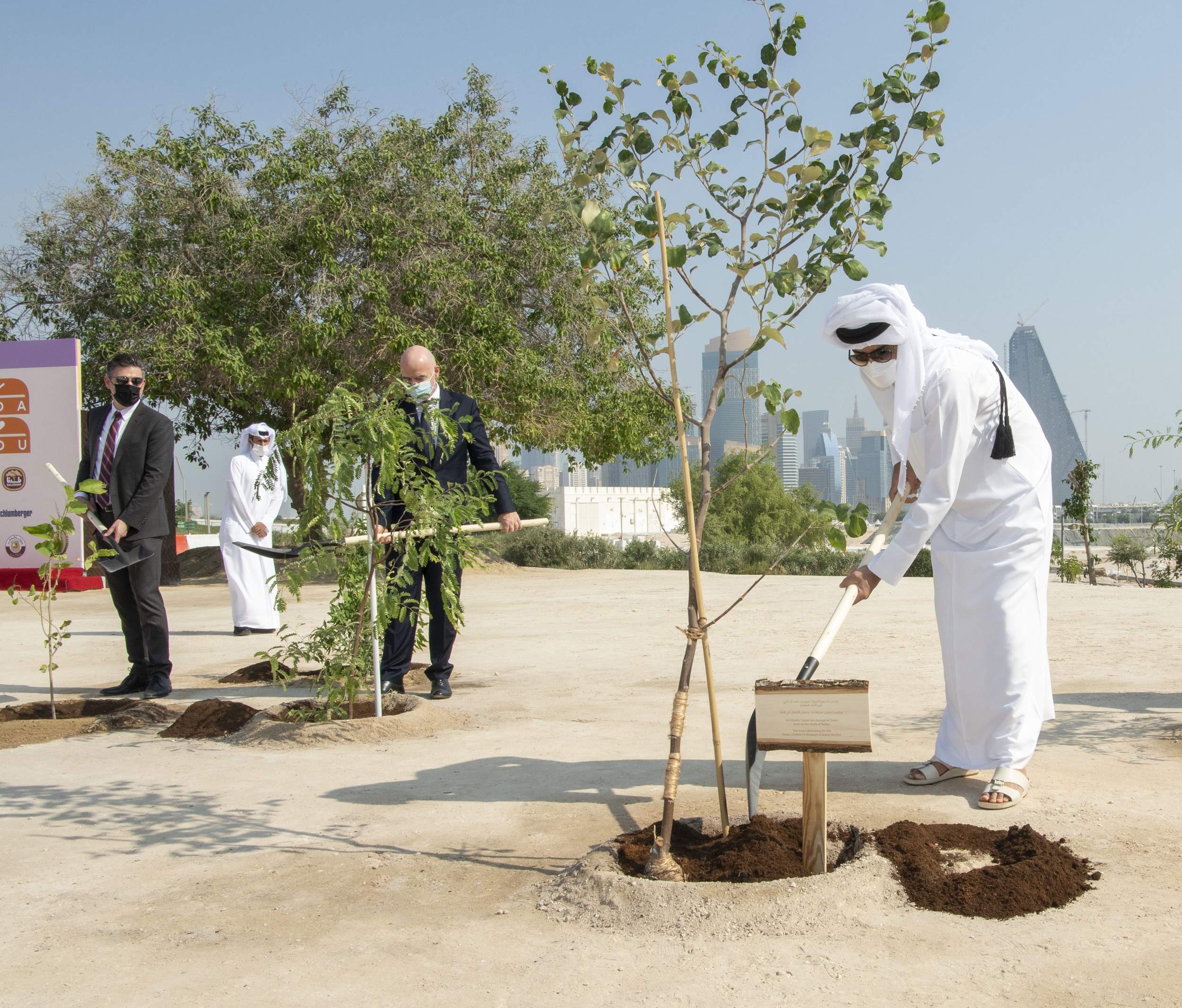 Amir plants Sidra tree to mark inauguration of Children's Museum garden project