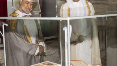 HH the Amir, Sultan of Oman Visit Qatar Foundation and Qatar National Library
