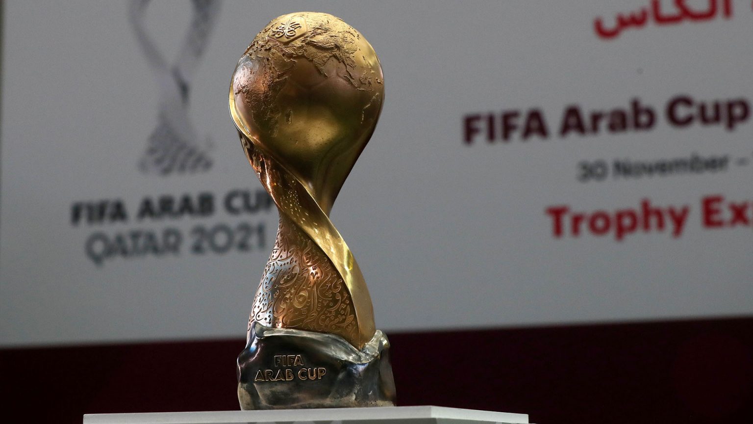 Arab Cup Trophy to be Showcased at Aspire Park Today What's Goin On Qatar