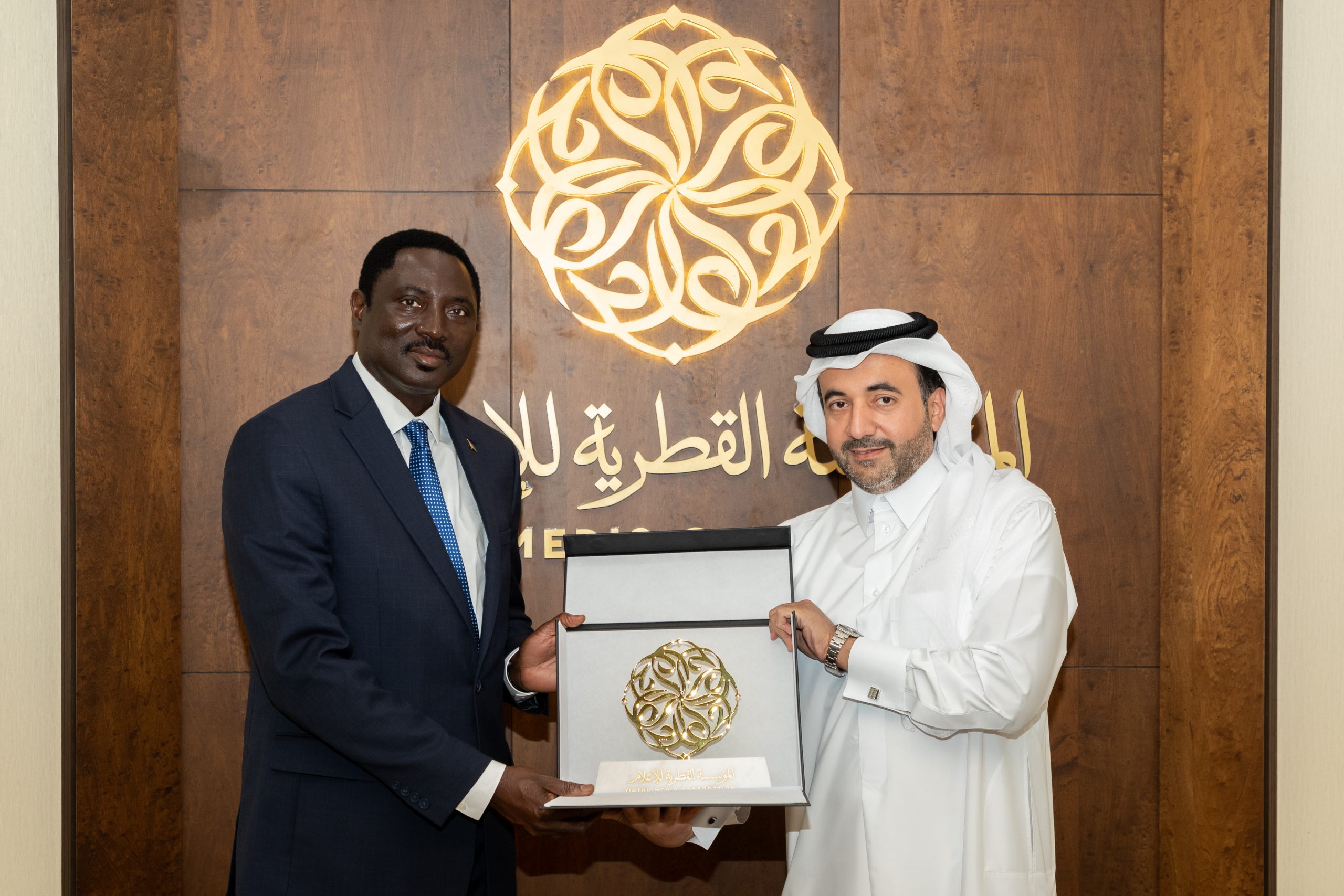 CEO of Qatar Media Corporation Meets Gambian Foreign Minister