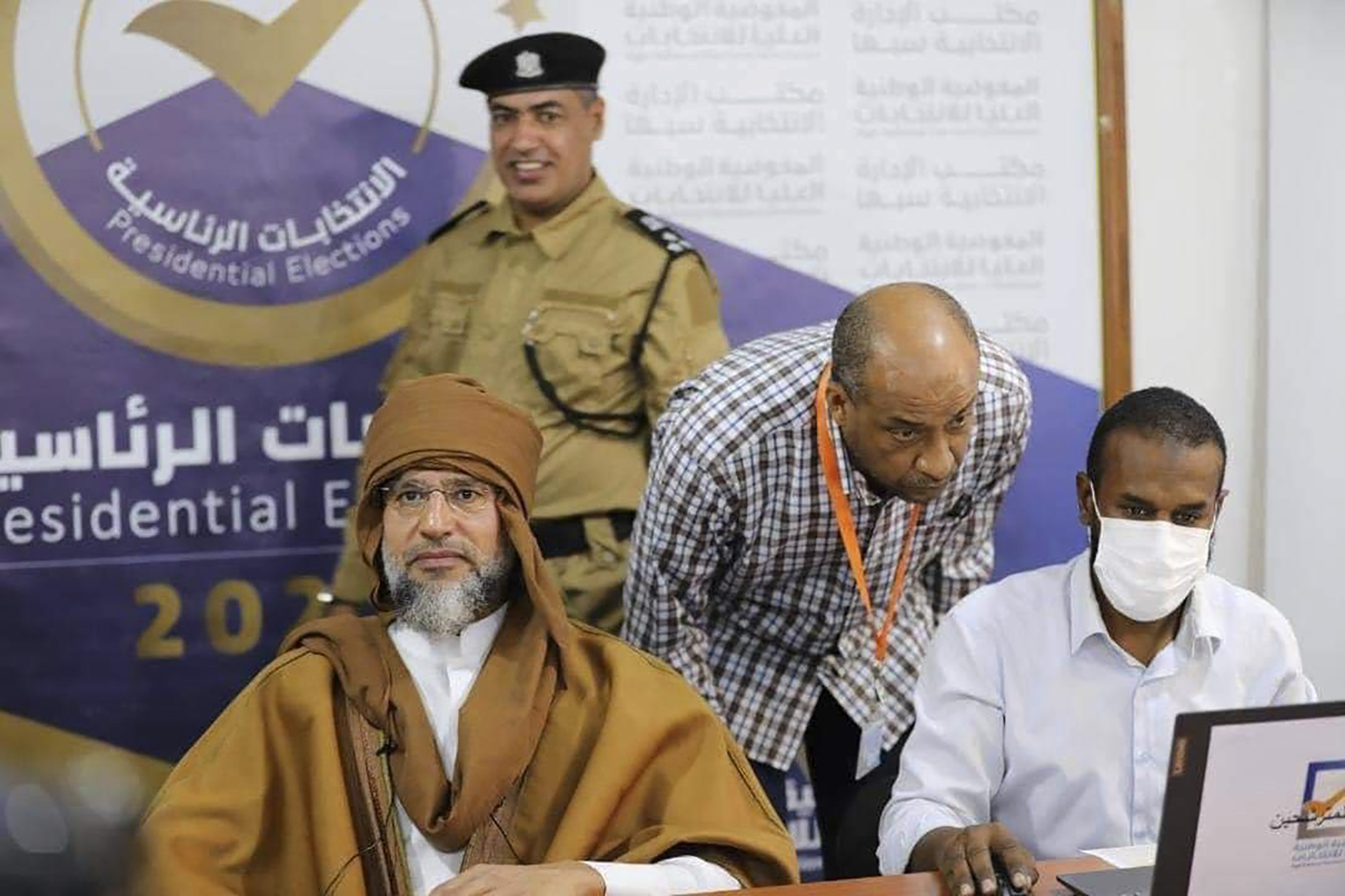 Gadhafi's son announces candidacy for president of Libya