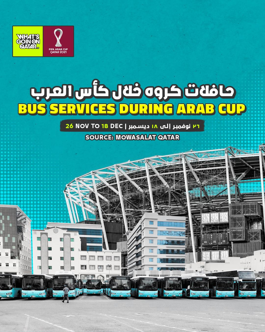 Bus services during Arab cup
