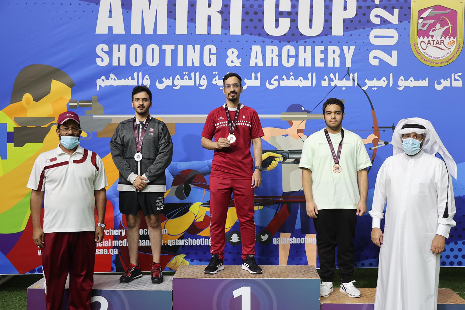 HH the Amir Shooting and Archery Cup: Ali Murshid Wins Air Pistol Gold Medal