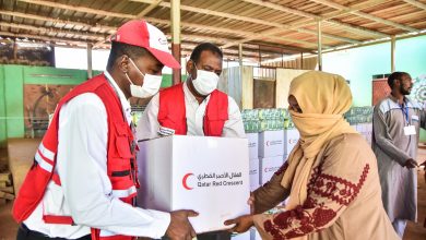 QRCS Helps Families Affected by Flooding in Sudan