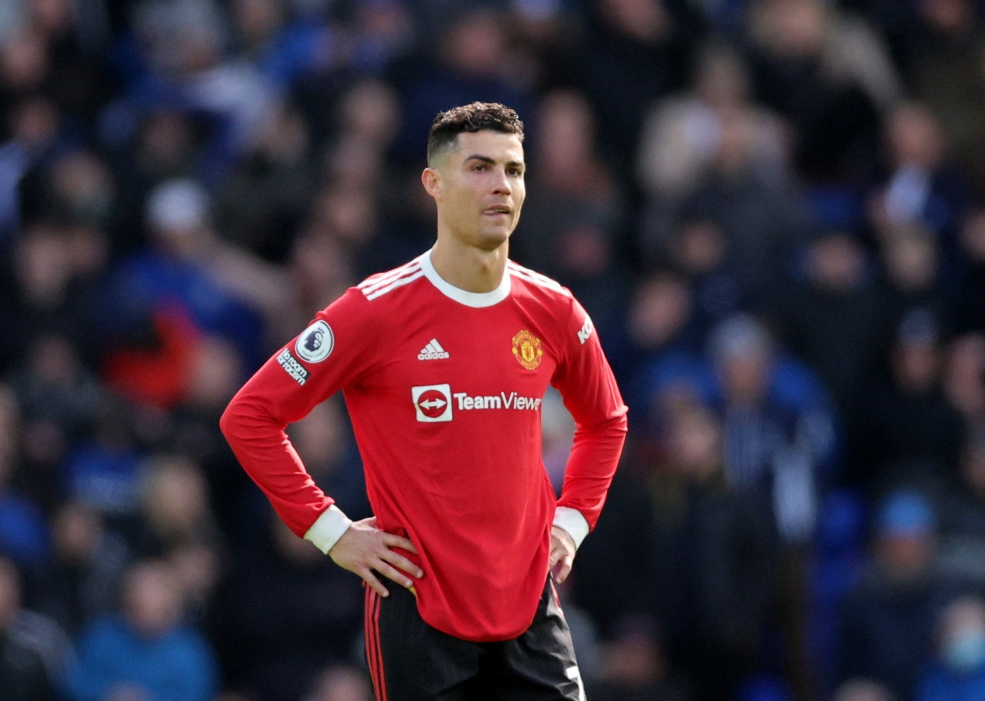 Police investigating claims that Cristiano Ronaldo SMASHED an Everton fan's phone