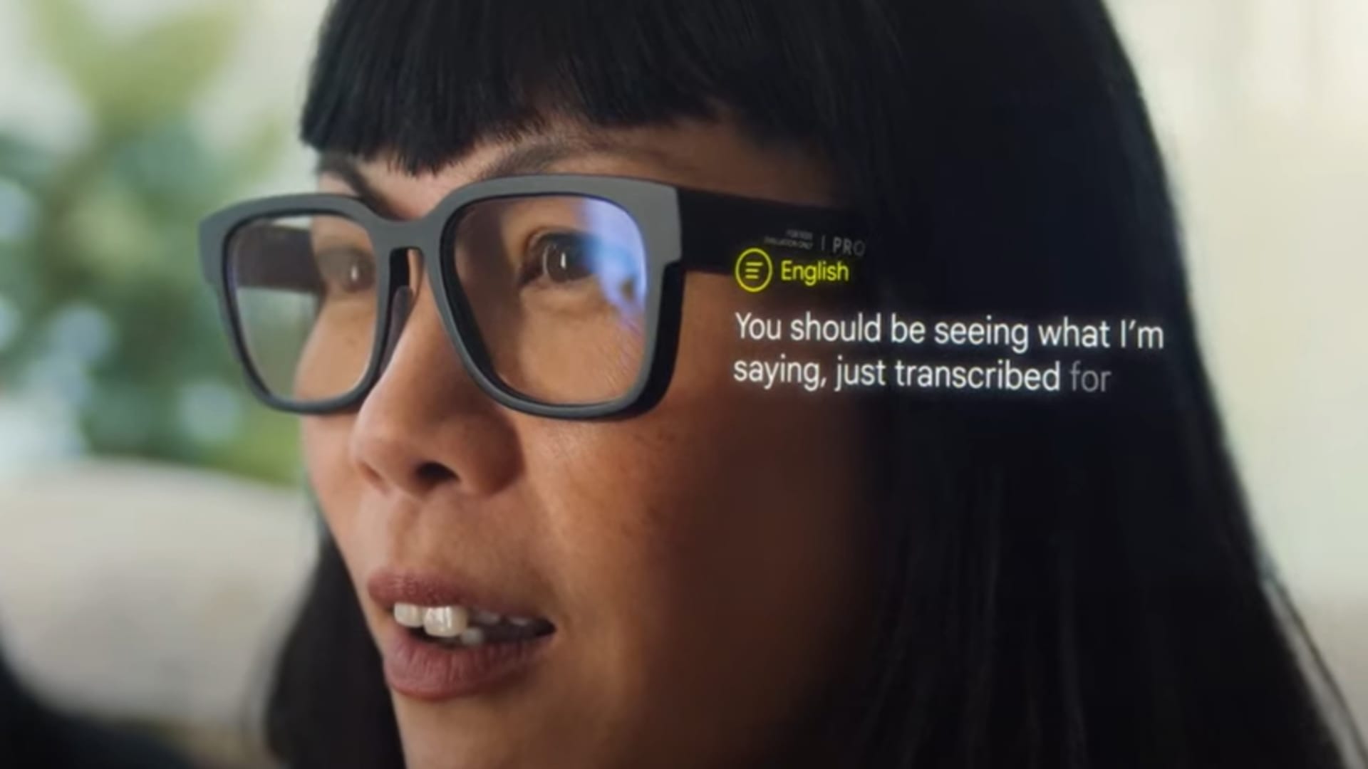 Google's second try at computer glasses translate conversations in real time
