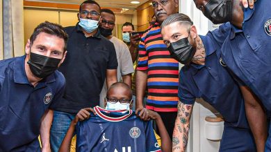 Paris Saint-Germain players visit kids Cancer patients at Sidra Medicine