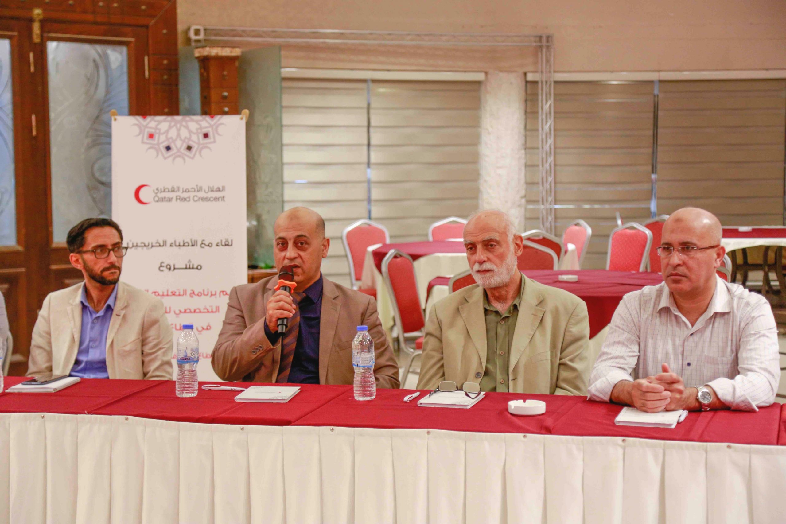 Gaza Hospitals Receive New Batch of Palestinian Physicians on QRCS Scholarship