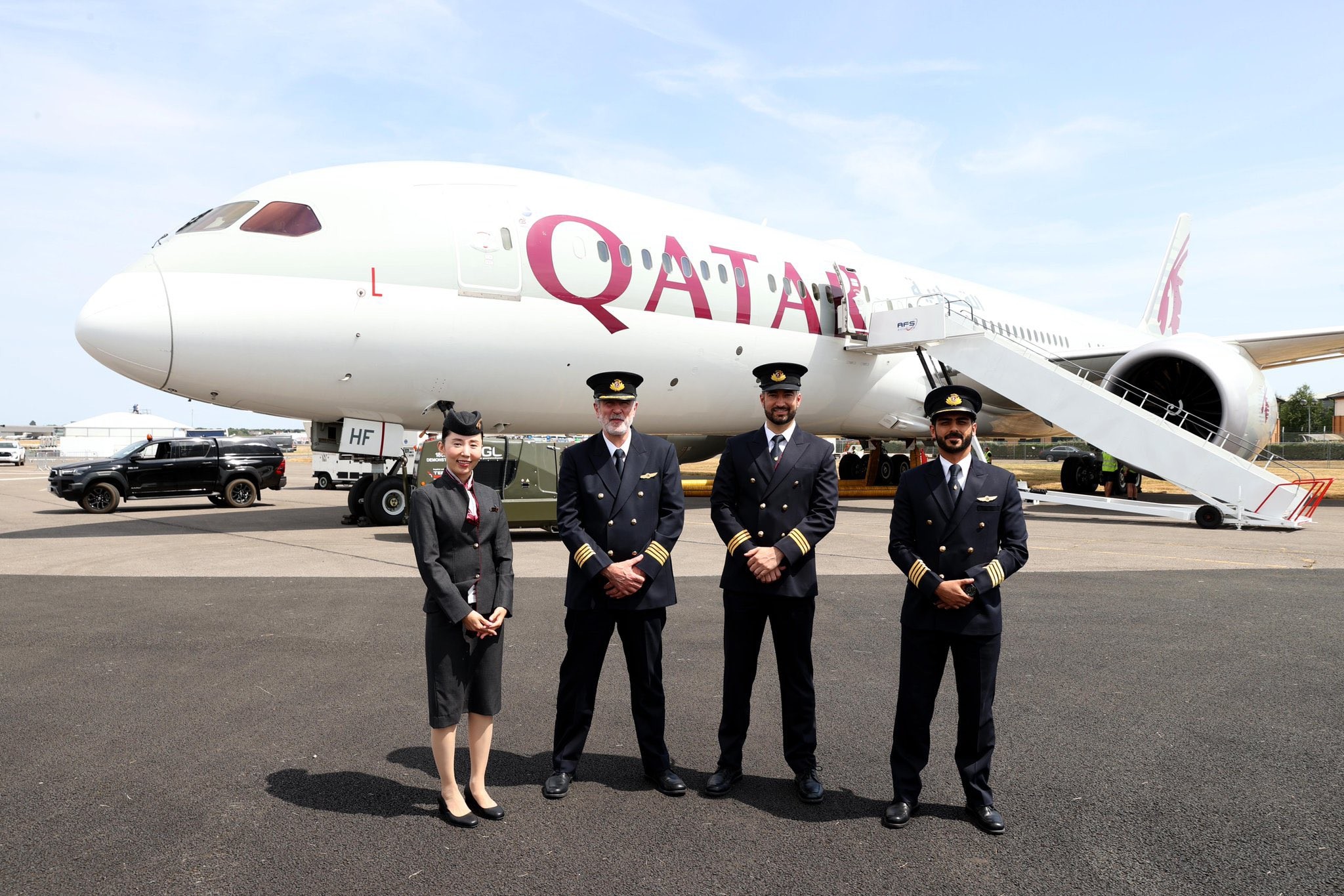 QA Showcases its Newest Aircraft at Farnborough International Airshow
