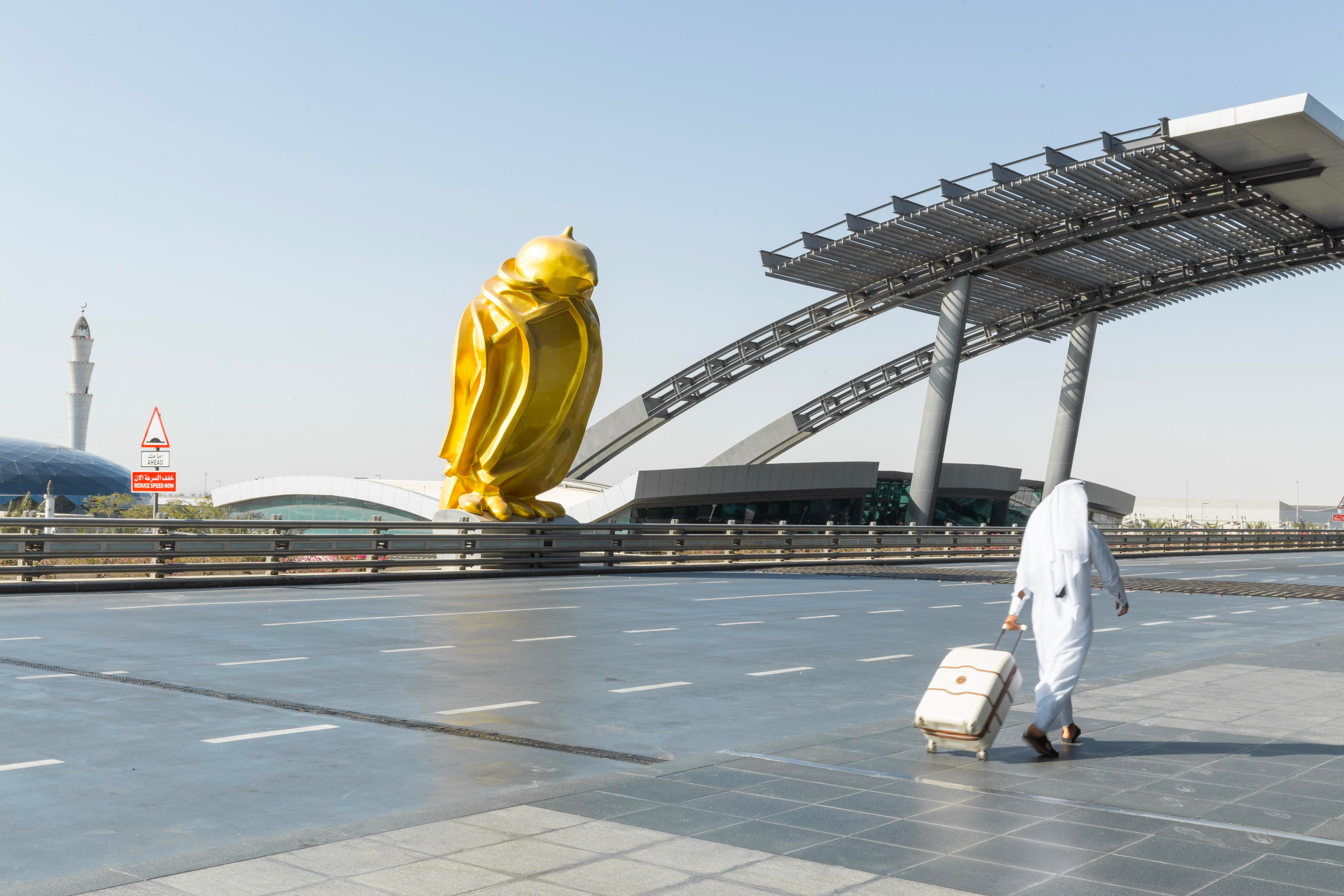 From airports to stadiums, visitors will discover a trove of Qatari public art