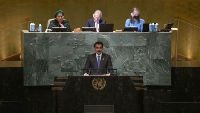 HH the Amir Takes Part in Opening Session of UN General Assembly