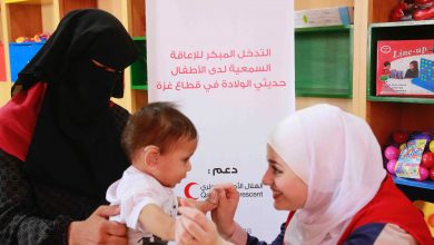 QRCS Provides Hearing Aids for Gaza Newborn Children