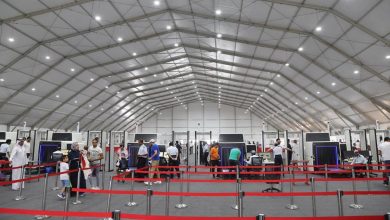 Passengers' lounge at Abu Samra open on trial