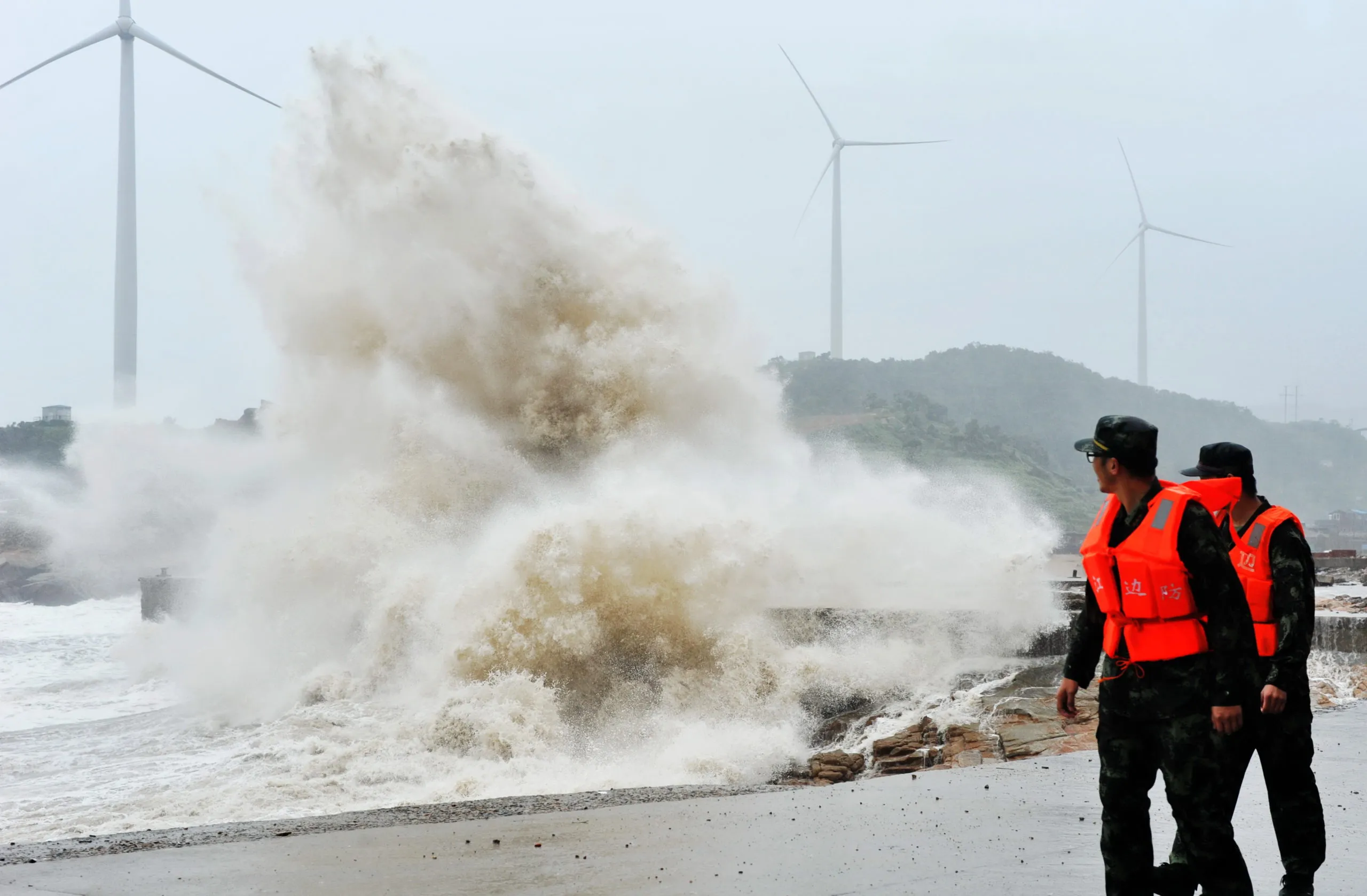 Typhoon Muifa Approaching Japan's Islands
