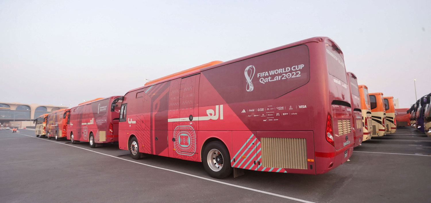 More than 4,000 buses to transport fans during the World Cup