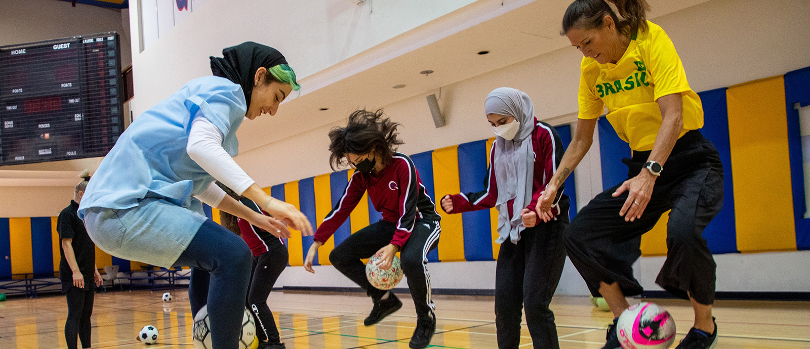 QF Students Learn to Express Themselves Using Football