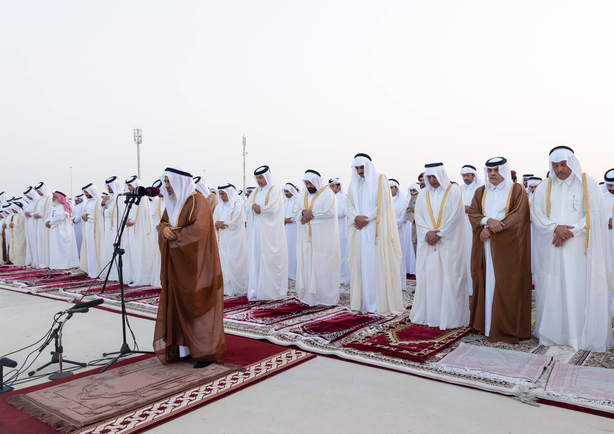 HH the Amir Performs Istisqa Prayer